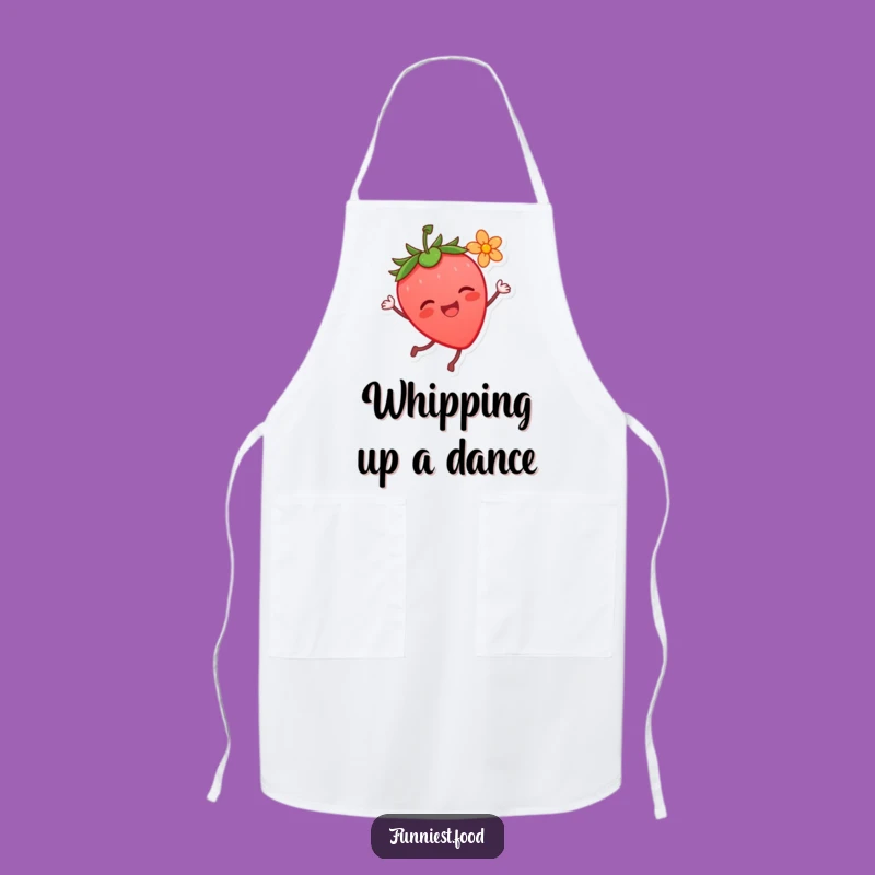 Funny Strawberry Dance Apron: Cook with Joy, A Fruity Funny Gift