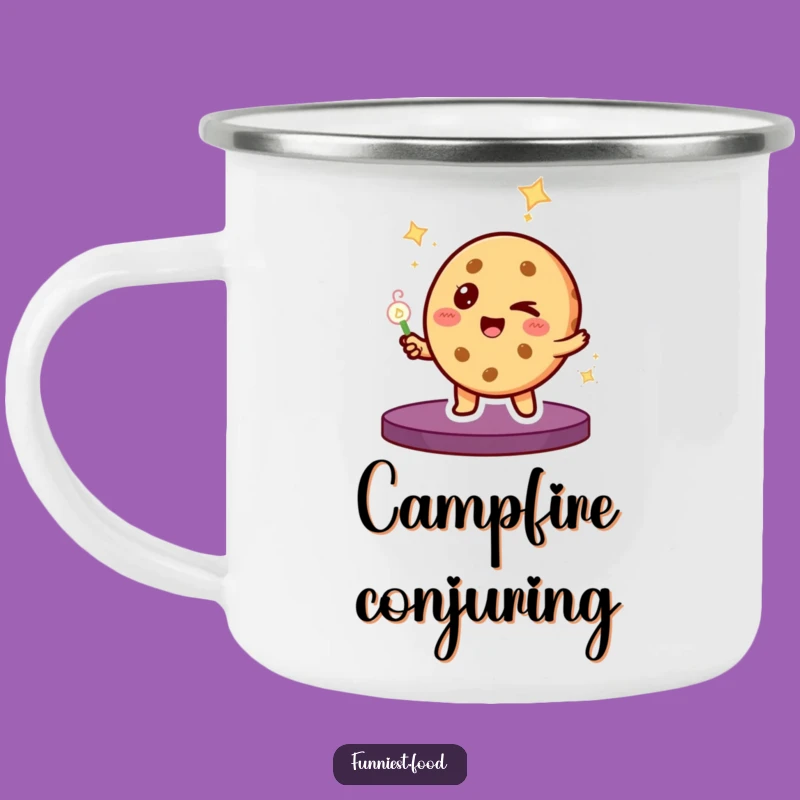Funny Cookie Magic Camping Mug: Brew Your Potions with this Enchanted Traveler