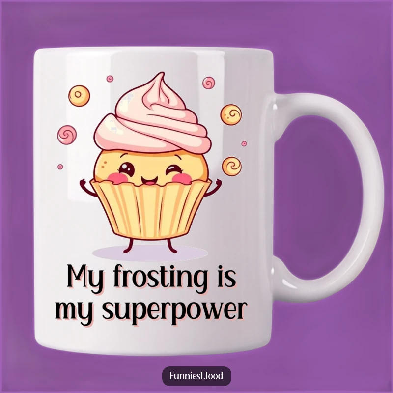 Funny Cupcake Juggling Frosting Mugs - A Hilarious Treat for Dessert Lovers
