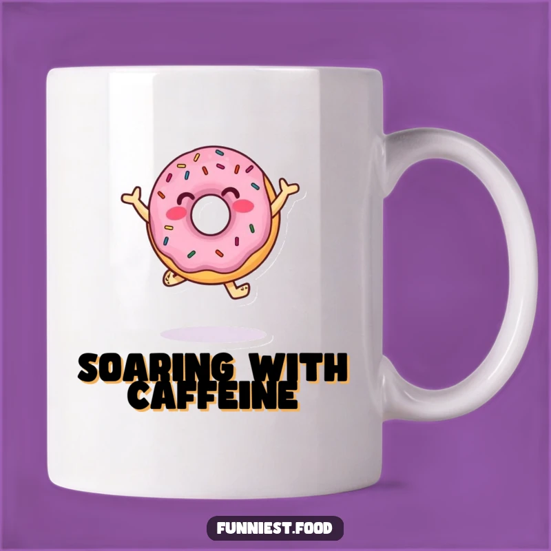 Funny Dancing Donut Mug: Sprinkle Joyful Moves - Perfect Sweet Gift!
