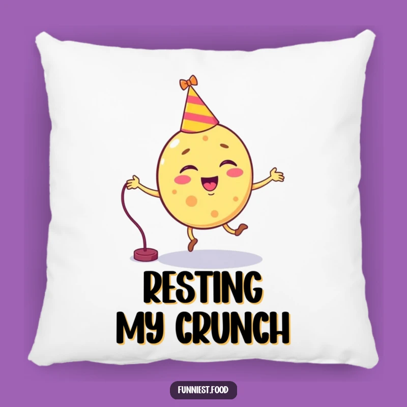 Funny Chip Jump Rope Pillow: Cozy Comfort with Hilarious Snack-Themed Charm