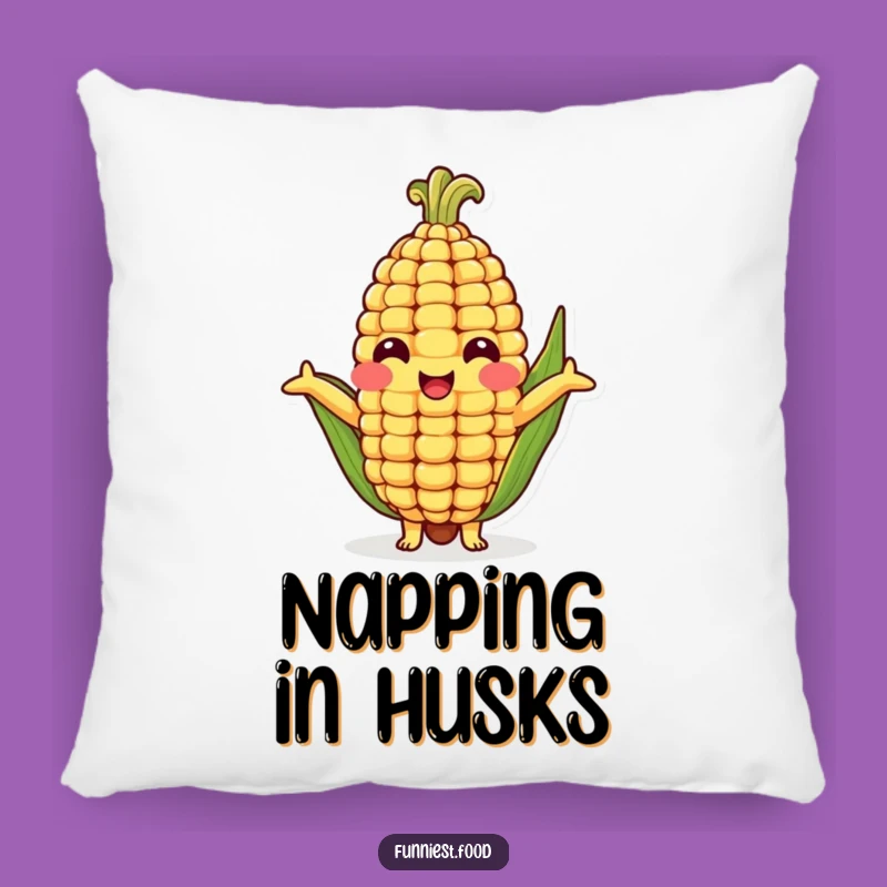 Funny Corn Cob Hug Pillow - Cozy Cuddle Buddy with a Veggie Character Twist