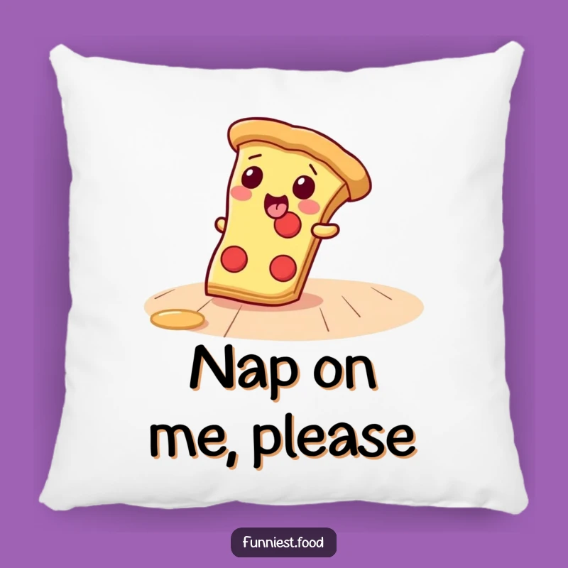 Comforting Funny Pizza Slice Pillow: Add A Cheesy Touch To Your Decor