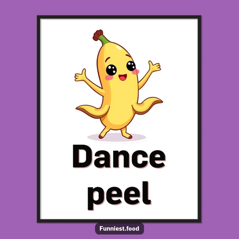 Funny Banana Dance Digital Art: Bring Hilarious Fruit Joy to Your Walls