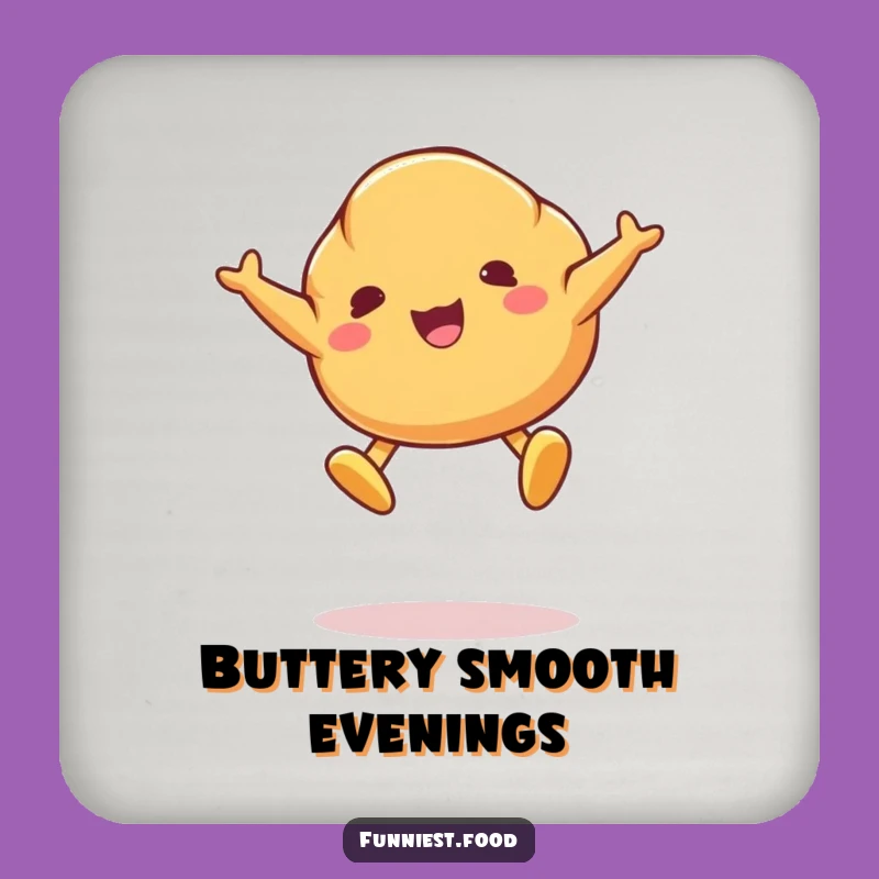 Funny Croissant Jump Coaster - Protect Surfaces with Hilarious Bakery Art!