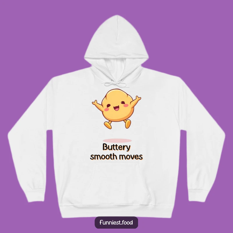 Funny Croissant Jump Hoodie - Cozy and Hilarious Bakery Apparel Gift!