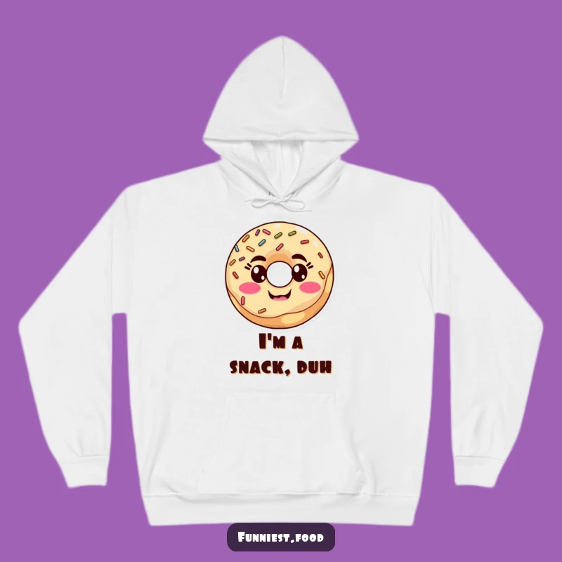 Funny Donut Sprinkle Face Hoodie: Cozy Up in Humor, A Fantastic Funny Gift