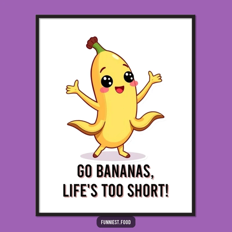 Free Printable Wall Art: Silly Banana Dance Downloadable Decor