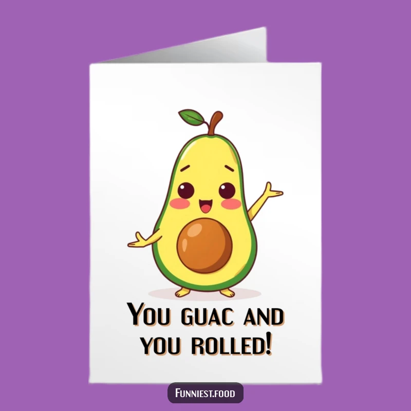 Free Printable Congrats Card: Avocado Yoga Achievement - Funny Downloadable Gift
