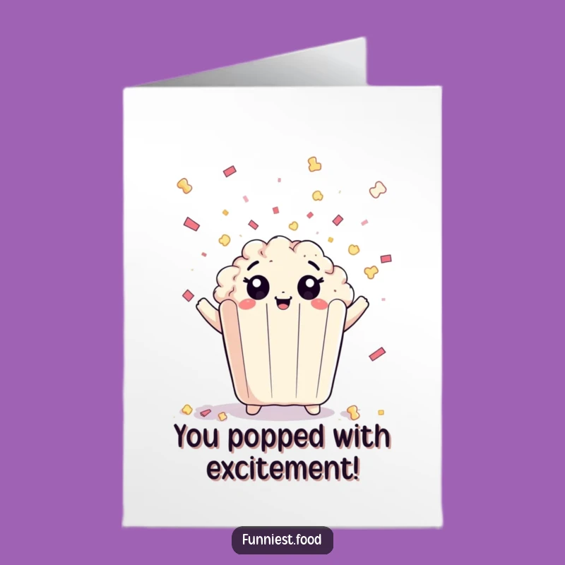 Free Printable Popcorn Confetti Congrats Card: Hilarious Downloadable Gift for Big Wins
