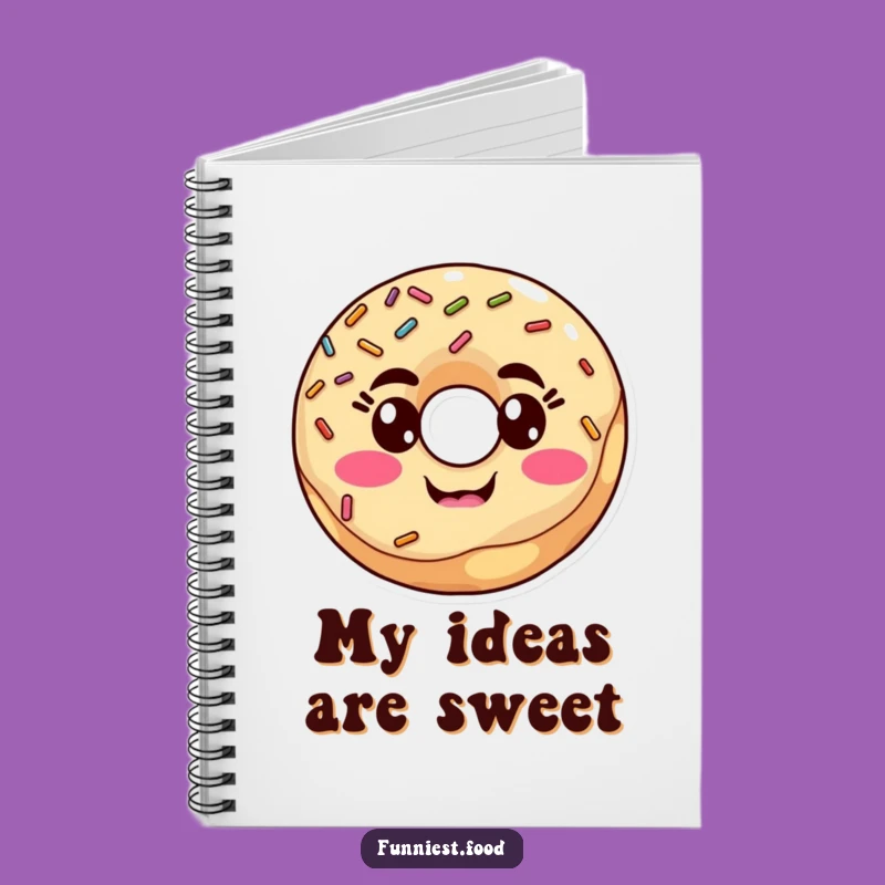 Funny Goofy Donut Face Notebook: Jot Your Funniest Thoughts, Perfect Funny Gift