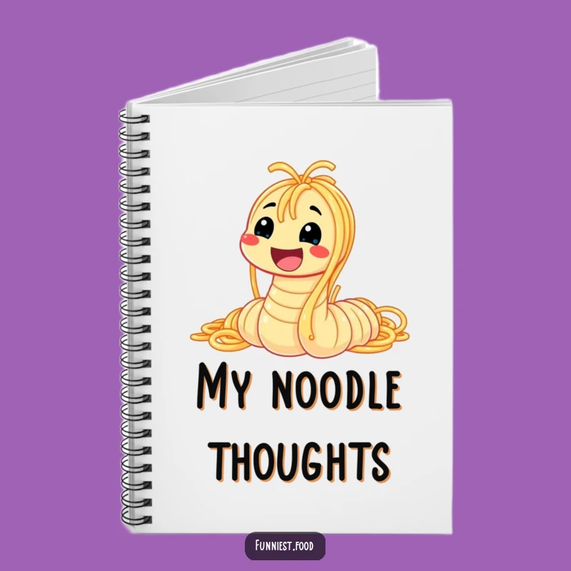 Funny Spaghetti Worm Notebook: Jot Down Recipes with This Hilarious Pasta Cover