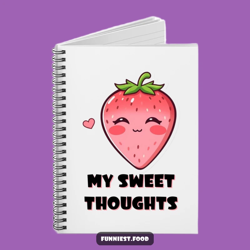 Funny Strawberry Kiss Notebook: Write Sweetly with Hilarious Flair