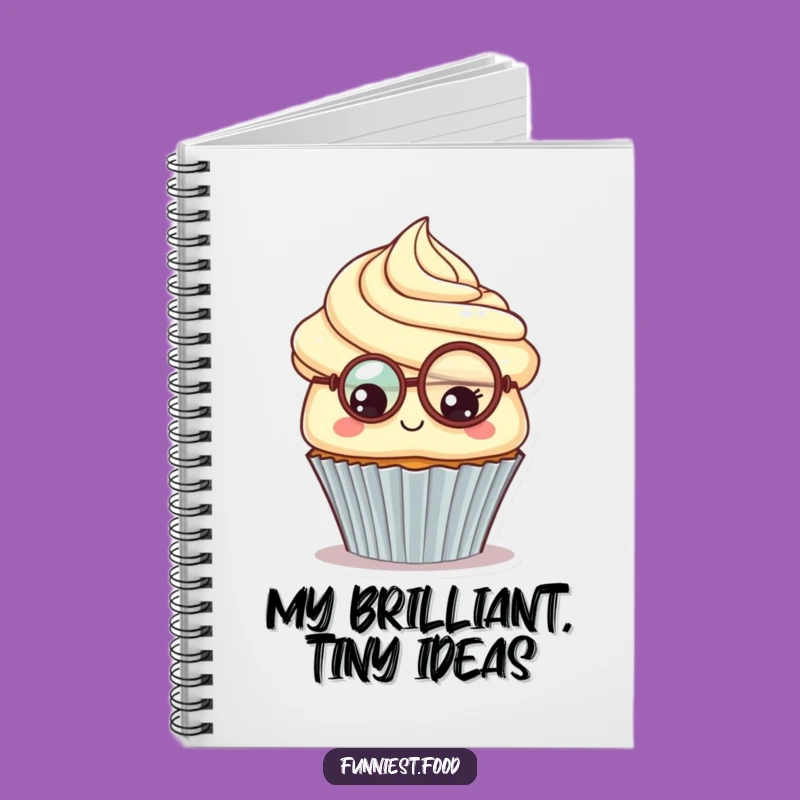 Funny Cupcake Monocle Notebook: Jot Down Smart Ideas, A Witty Gift