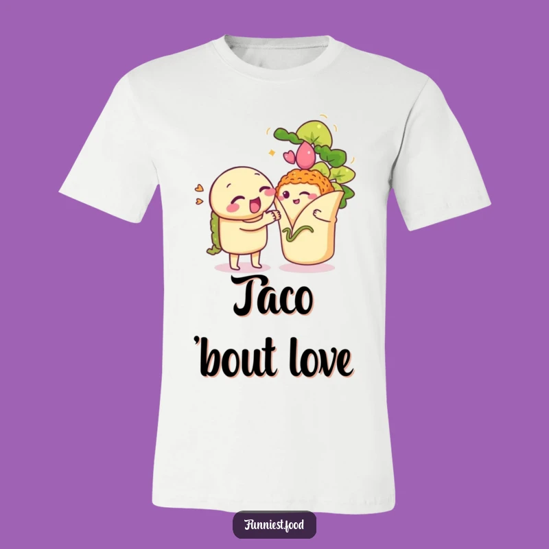 Funny Taco Burrito Serenade T-Shirt: Fiesta Love Story, Hilarious Mexican Food Tee, Perfect Gift