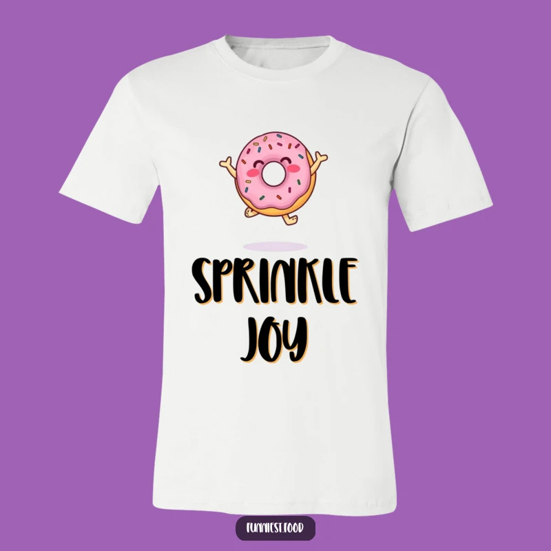 Funny Donut Dance T-Shirt: Sprinkle Fun Tee - Sweet & Comfy!