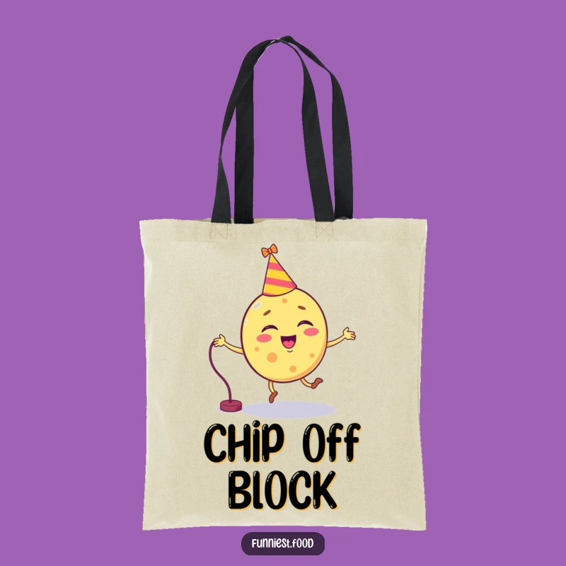 Funny Chip Jump Rope Tote Bag: Carry Your Essentials with Hilarious Snack Flair